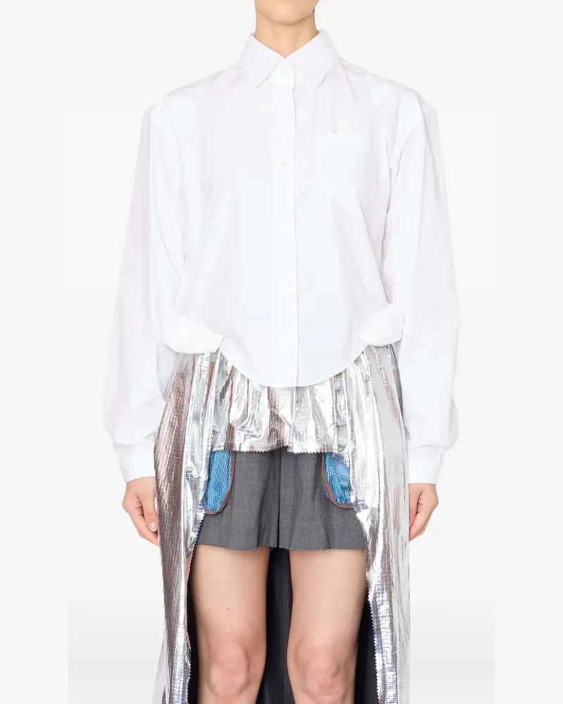 kolor chest-pocket shirt - Weiß Weiß