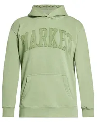 Market Hoodie mit Logo-Patches Grün