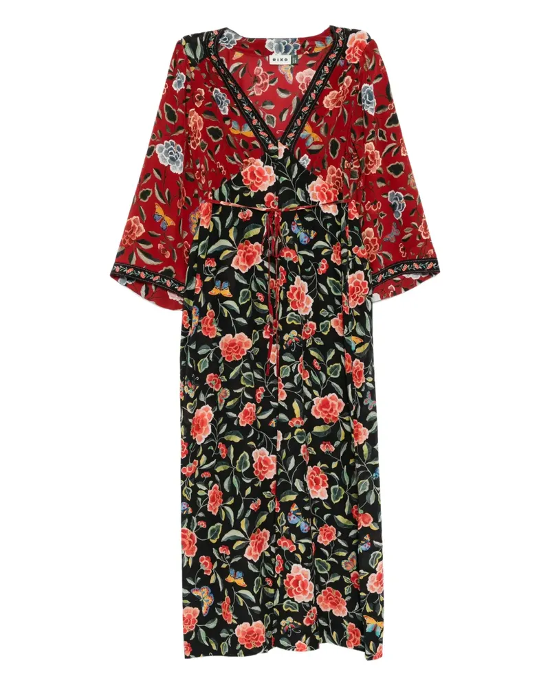 RIXO Dahlia dress - Rot Rot