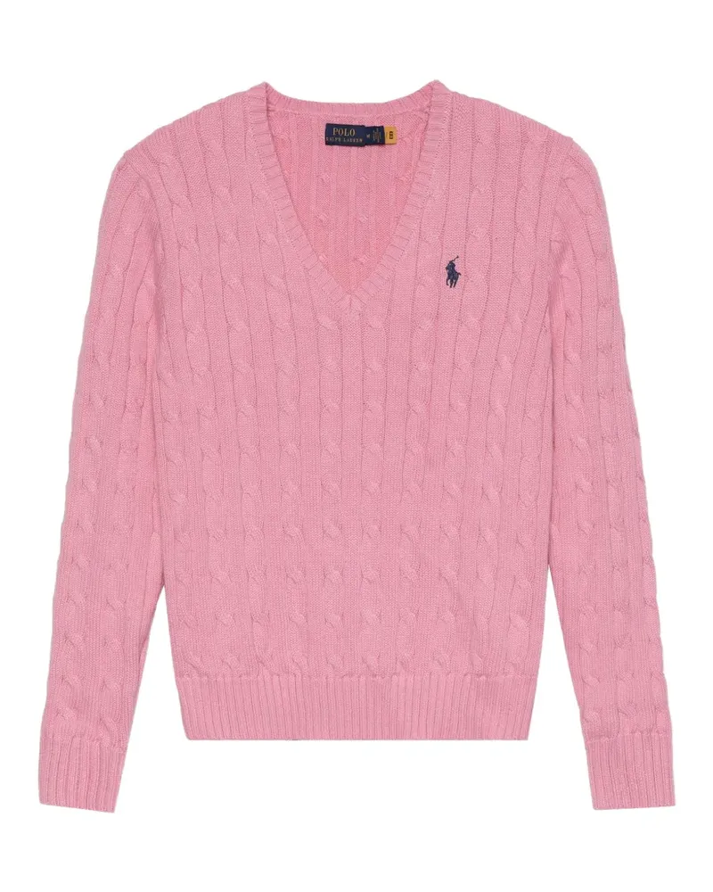 Ralph Lauren Pullover mit V-Ausschnitt - Rosa Rosa