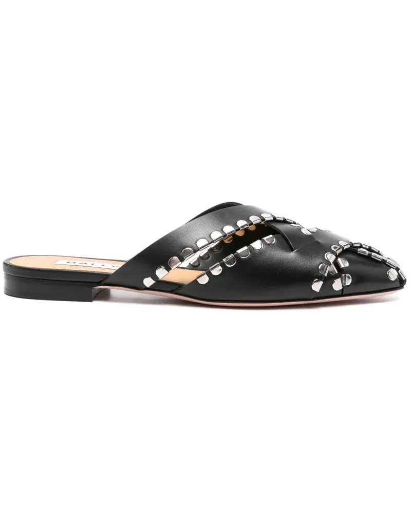 Bally Verzierte Mules - Schwarz Schwarz