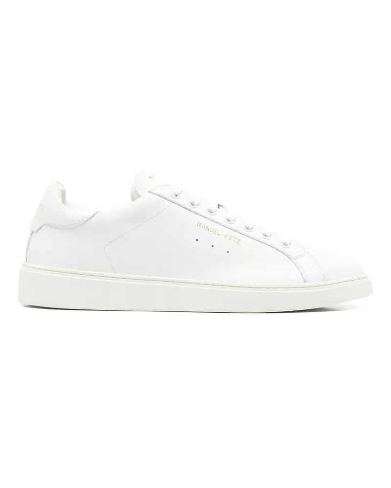 Manuel Ritz Sneakers mit Logo-Print - Weiß Weiß