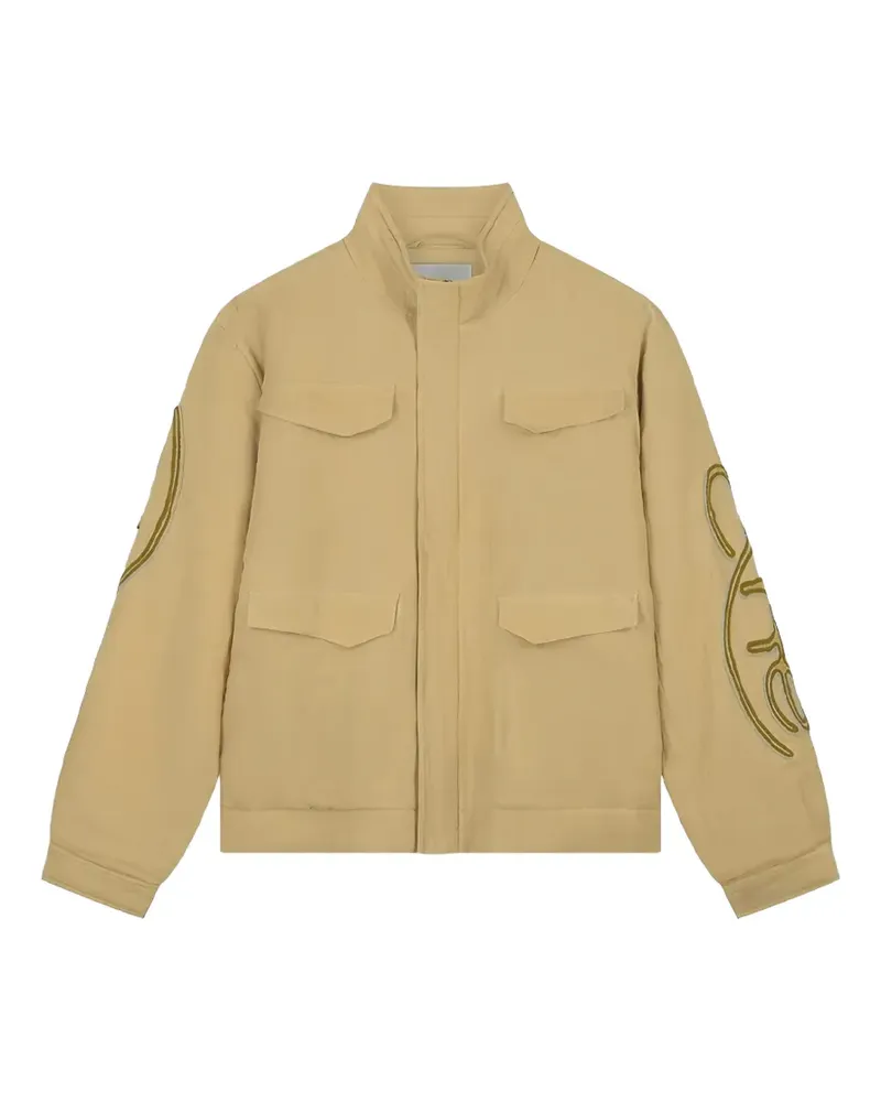 Arte Antwerp Jacke mit bestickten Ärmeln - Braun Braun