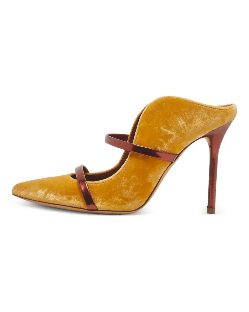Malone Souliers Maureen Mules mit Absatz - Gelb Gelb