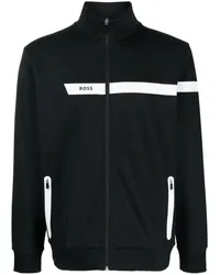 HUGO BOSS Sweatshirtjacke mit Reißverschluss Schwarz