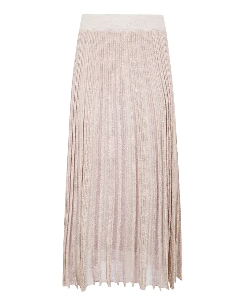 Blumarine pleated maxi skirt - Rosa Rosa