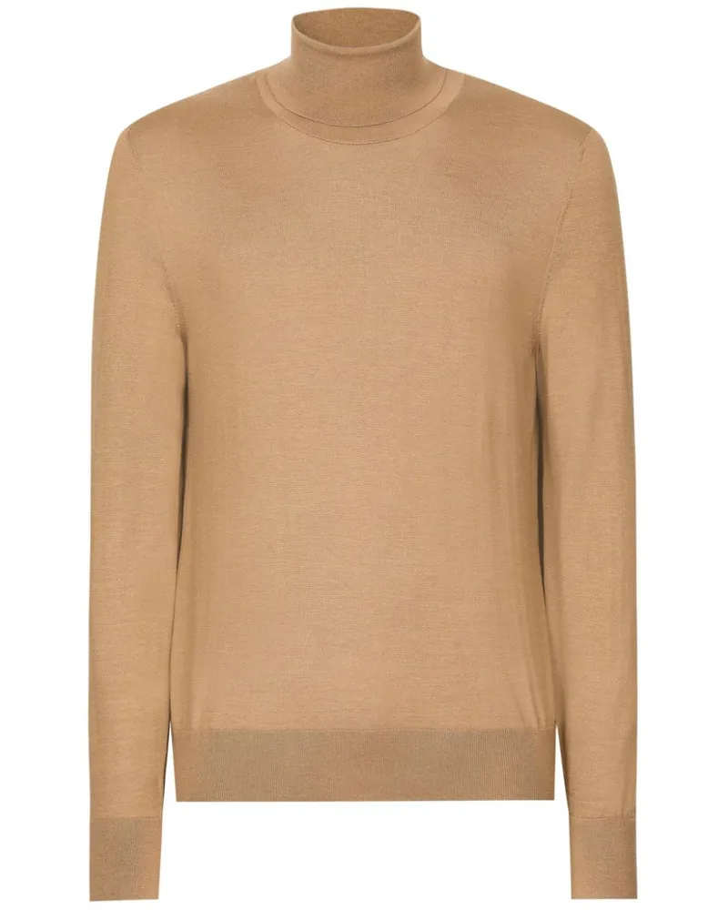 Dolce & Gabbana Pullover mit Rollkragen - Braun Braun