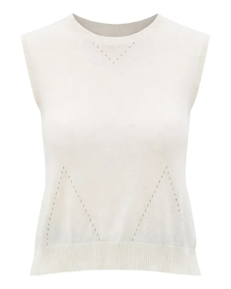 Ann Demeulemeester Roka Top - Weiß Weiß