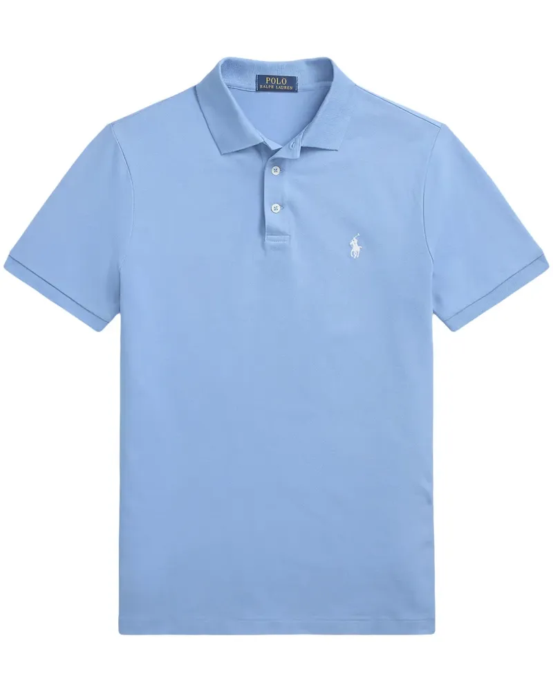 Ralph Lauren Poloshirt mit Polo Pony-Stickerei - Blau Blau