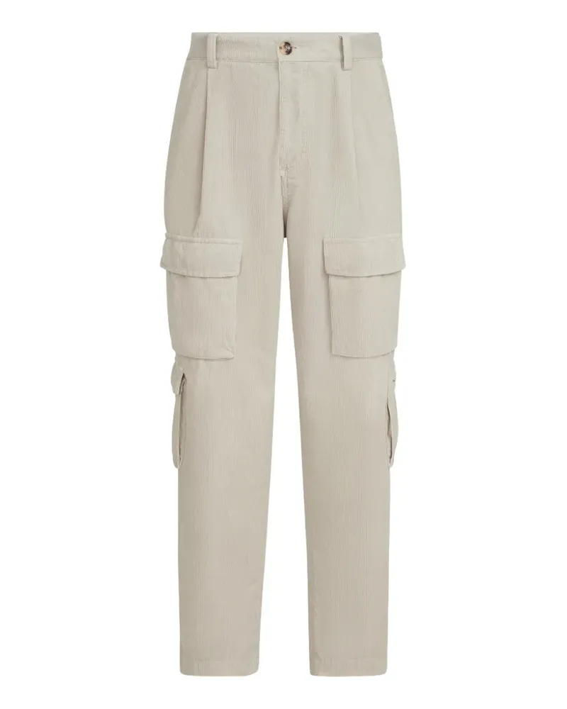 Brunello Cucinelli Cargohose aus Cord - Nude Nude