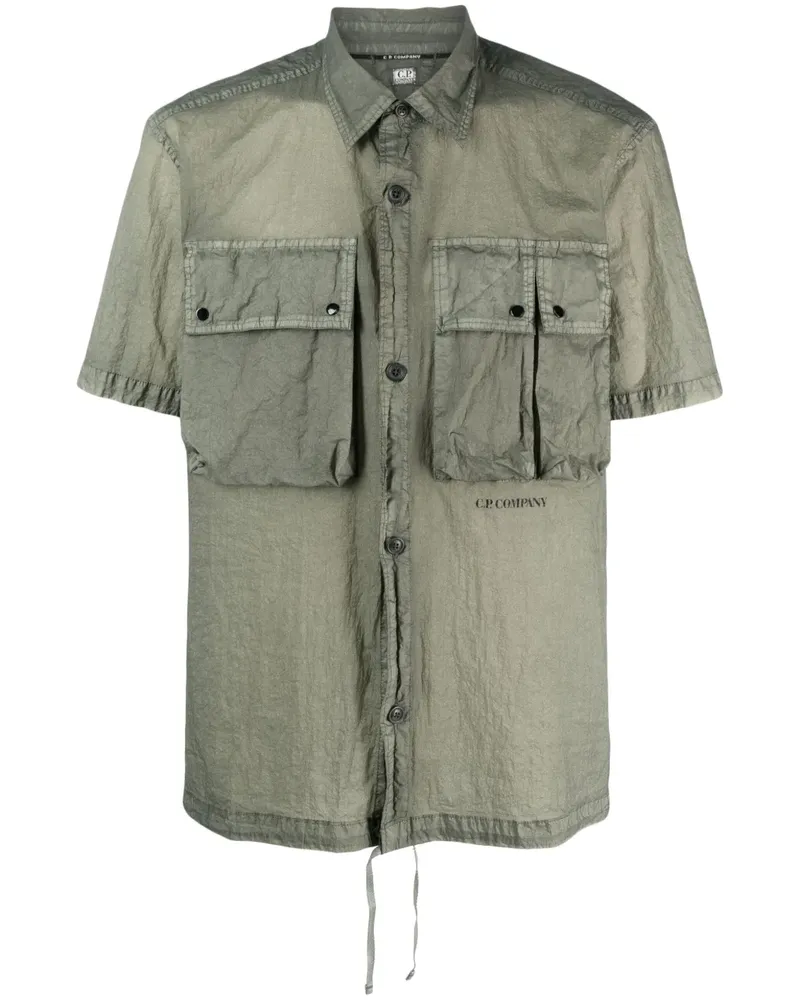 C.P. Company Hemd mit aufgesetzten Taschen - Grün Grün