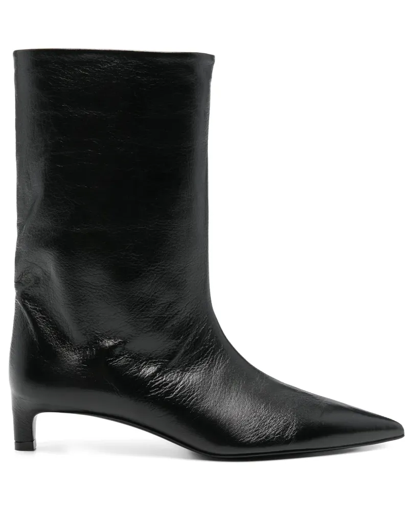 Jil Sander Klassische Stiefel 40mm - Schwarz Schwarz