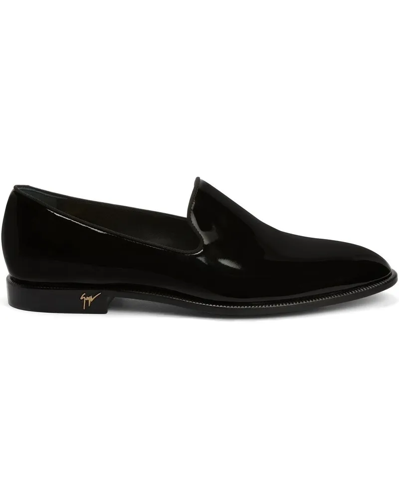 Giuseppe Zanotti Loafer aus Lackleder - Schwarz Schwarz