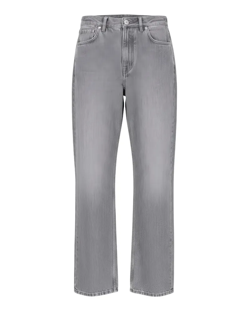 Isaia button-up straight-leg jeans - Grau Grau