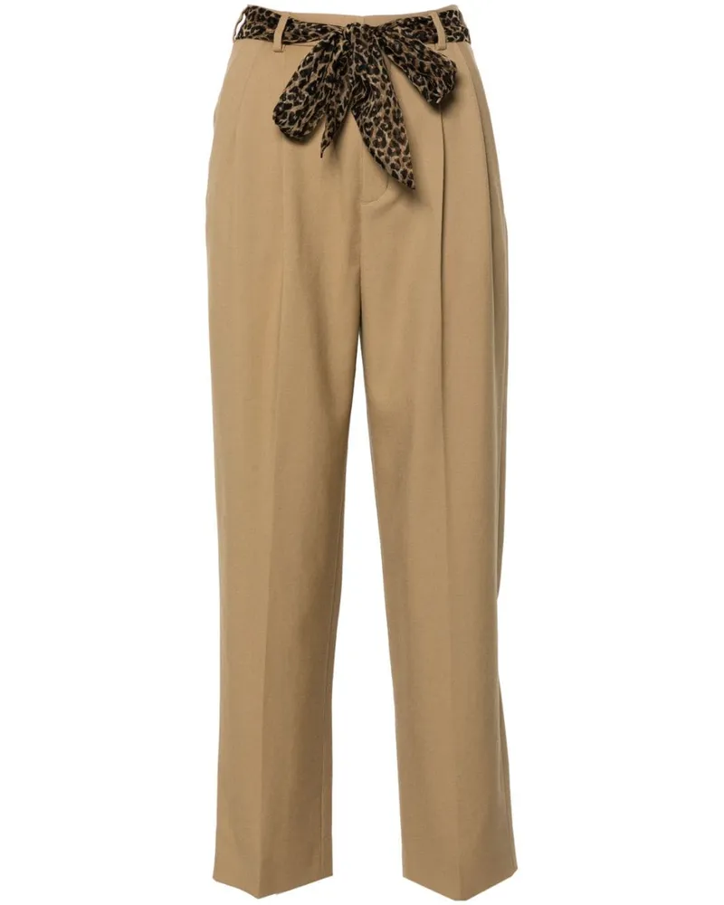 Saint Laurent Hose mit Bundfalten - Nude Nude