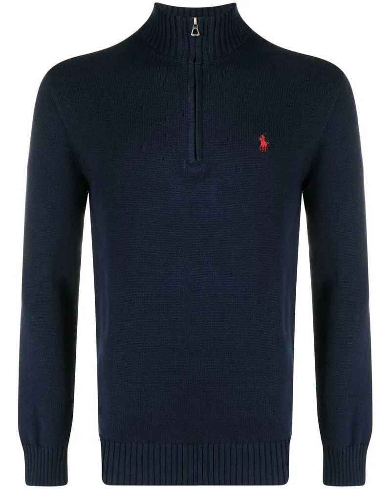 Ralph Lauren Sweatshirt mit Reißverschluss - Blau Blau
