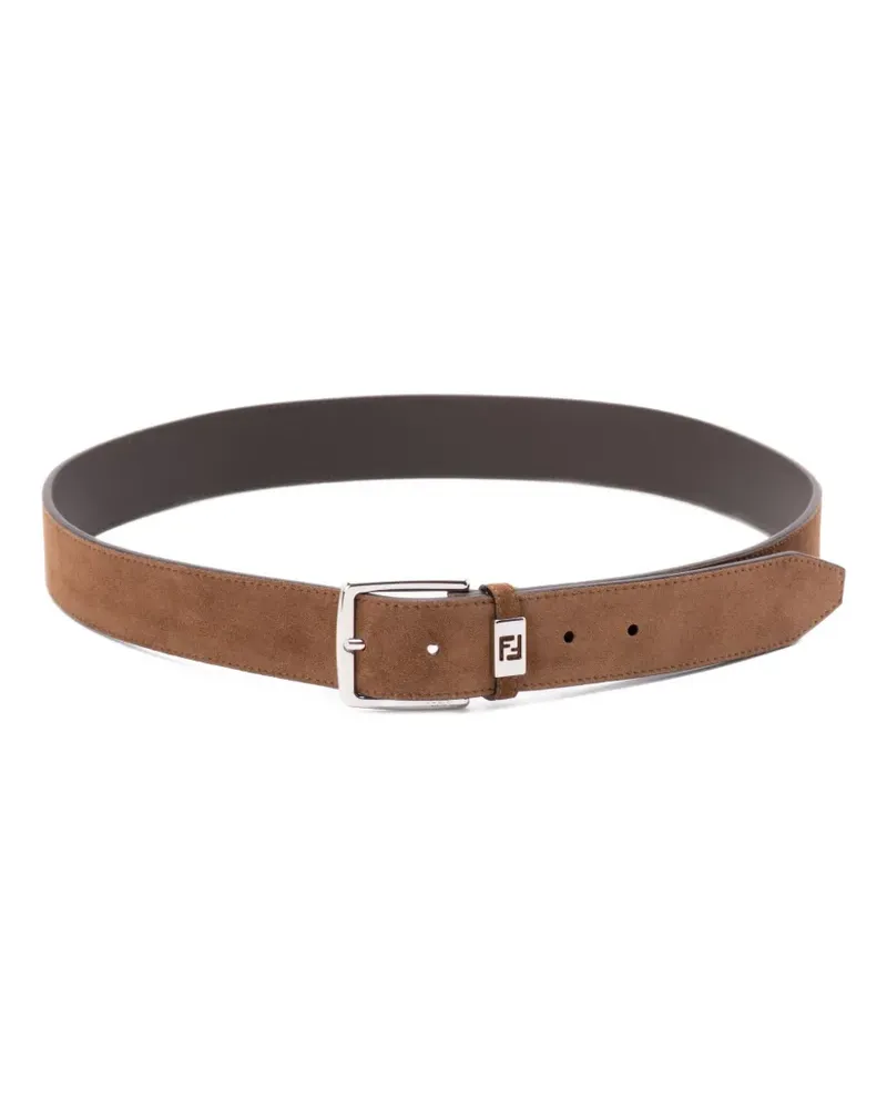 Fendi Wendbarer Wildledergürtel - Braun Braun