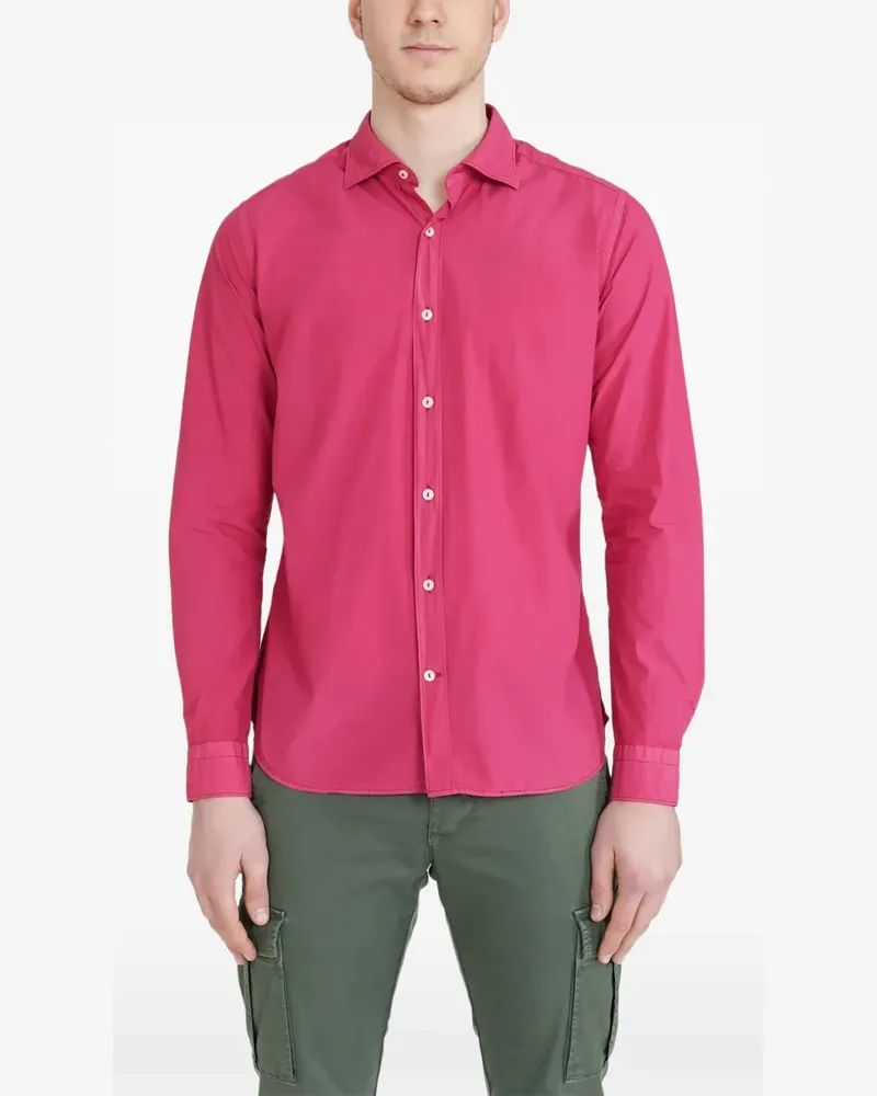 Tintoria Mattei long-sleeved shirt - Rosa Rosa