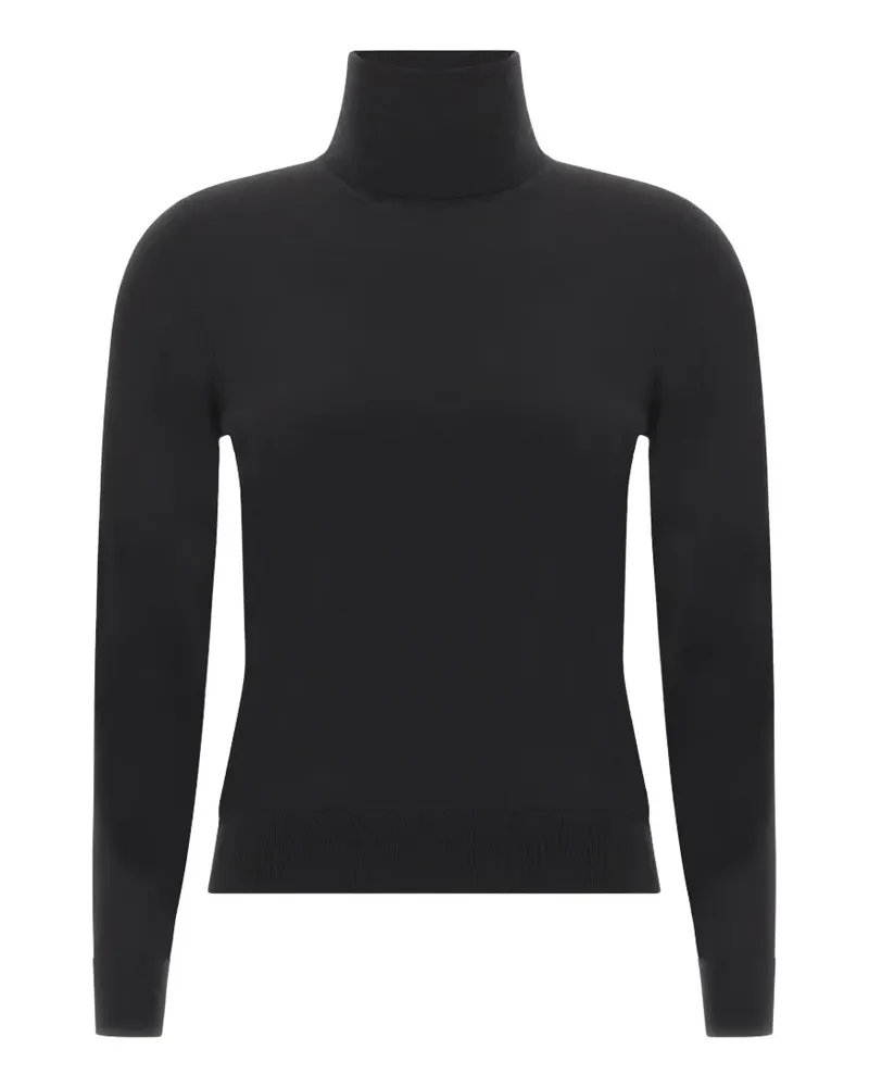 Paul & Shark long-sleeved turtleneck knitted T-shirt - Schwarz Schwarz