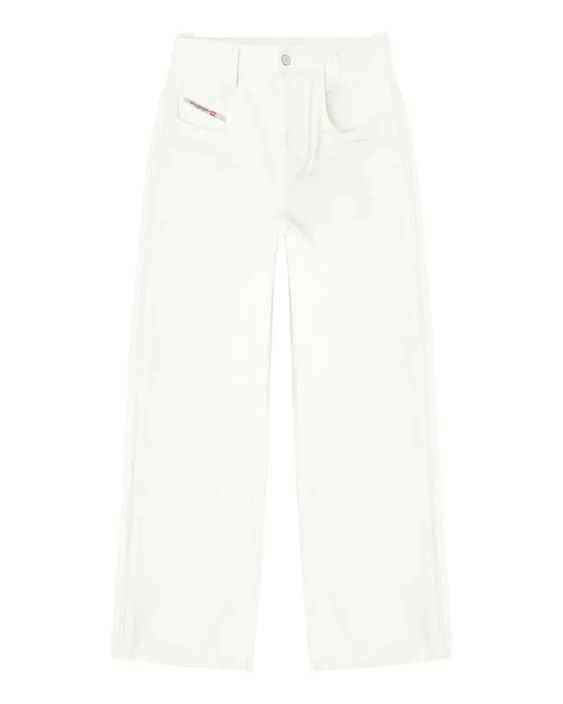 Diesel 1982 D-Hakou Jeans mit hohem Bund - Weiß Weiß