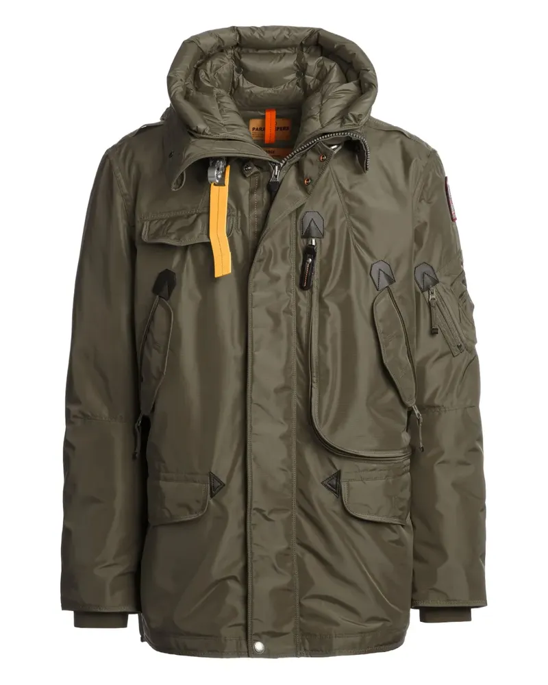 Parajumpers Right Hand Kapuzenjacke mit Taschen - Grün Grün