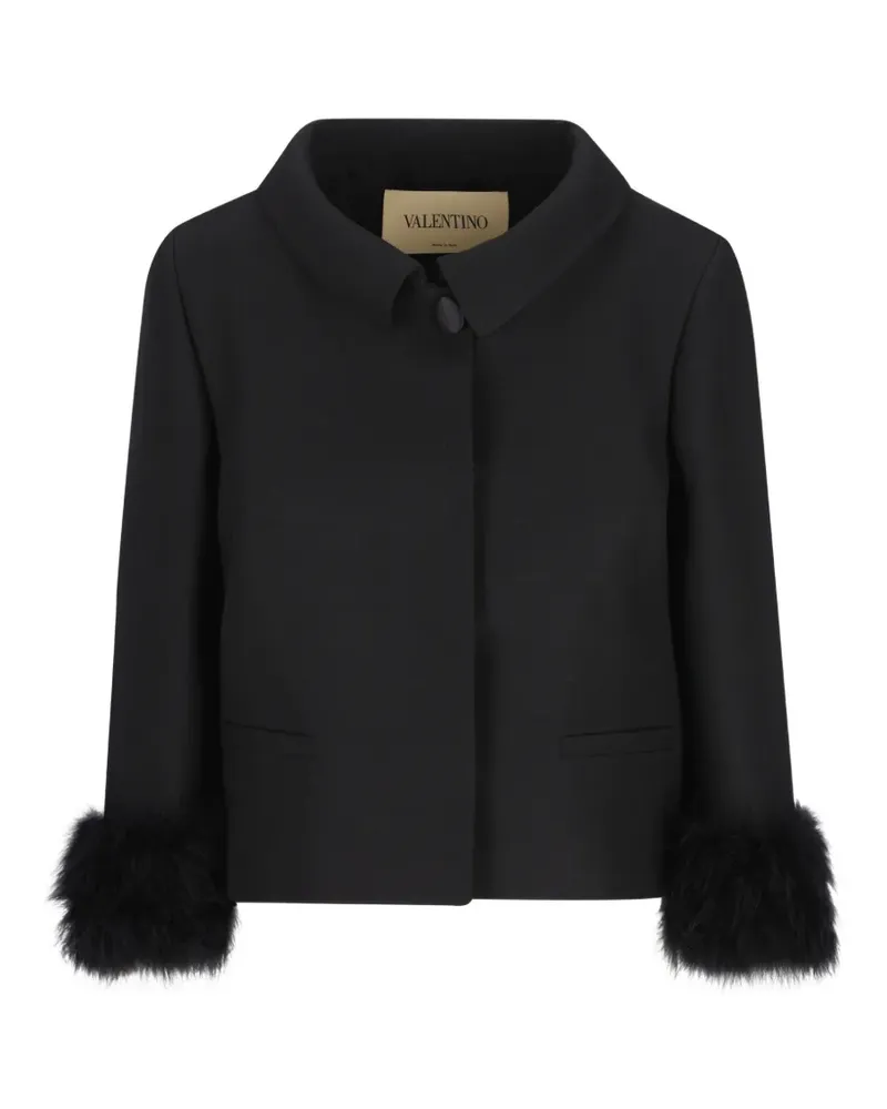 Valentino Garavani Schwarze Jacke Schwarz