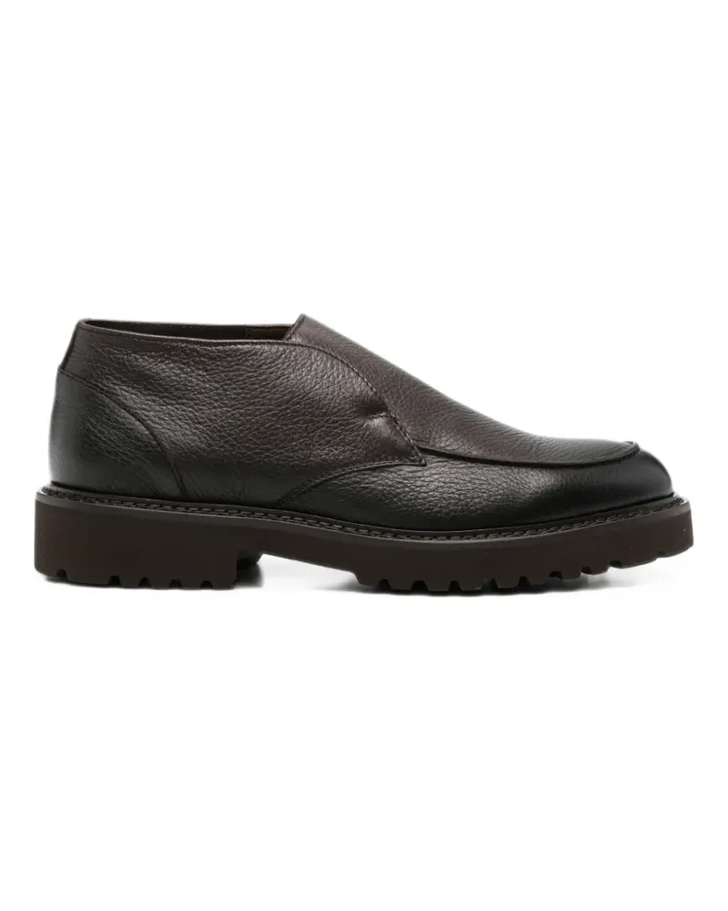 Doucal´s Stiefel aus gekörntem Leder - Braun Braun