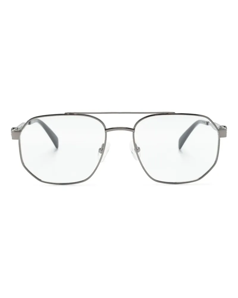 Alexander McQueen 0495O Pilotenbrille - Grau Grau