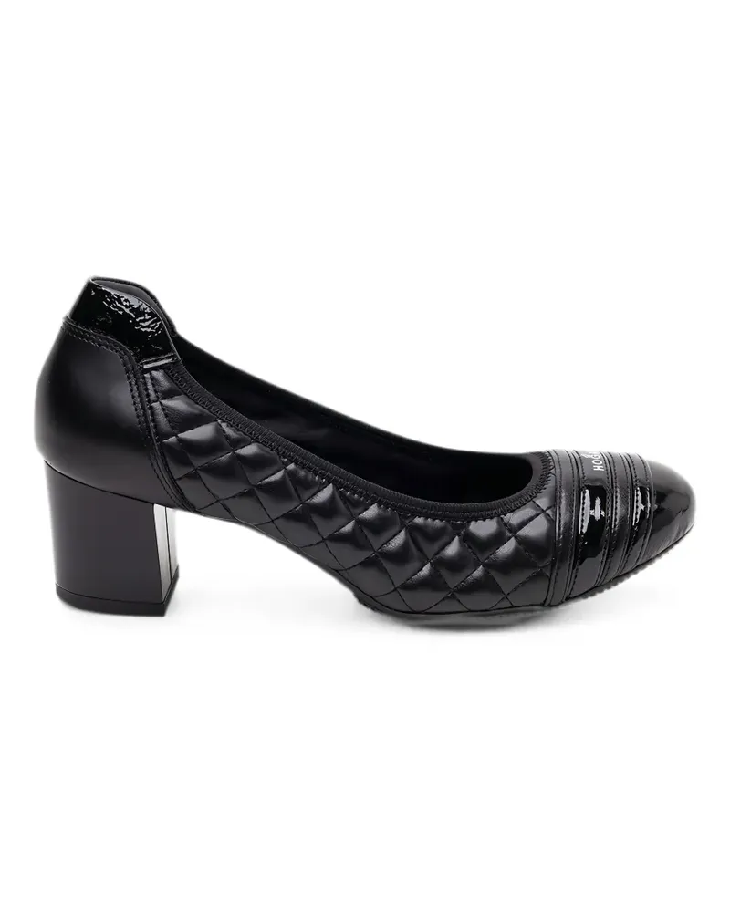 Hogan leather heeled pumps - Schwarz Schwarz