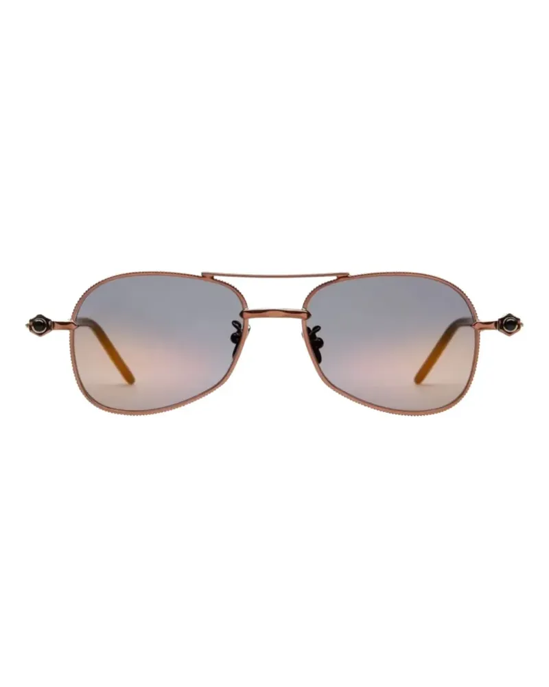 KUBORAUM P75 navigator-frame sunglasses - Gold Gold