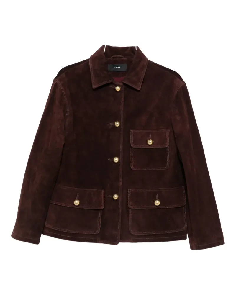 Arma Jacke mit goldfarbenen Knöpfen - Braun Braun