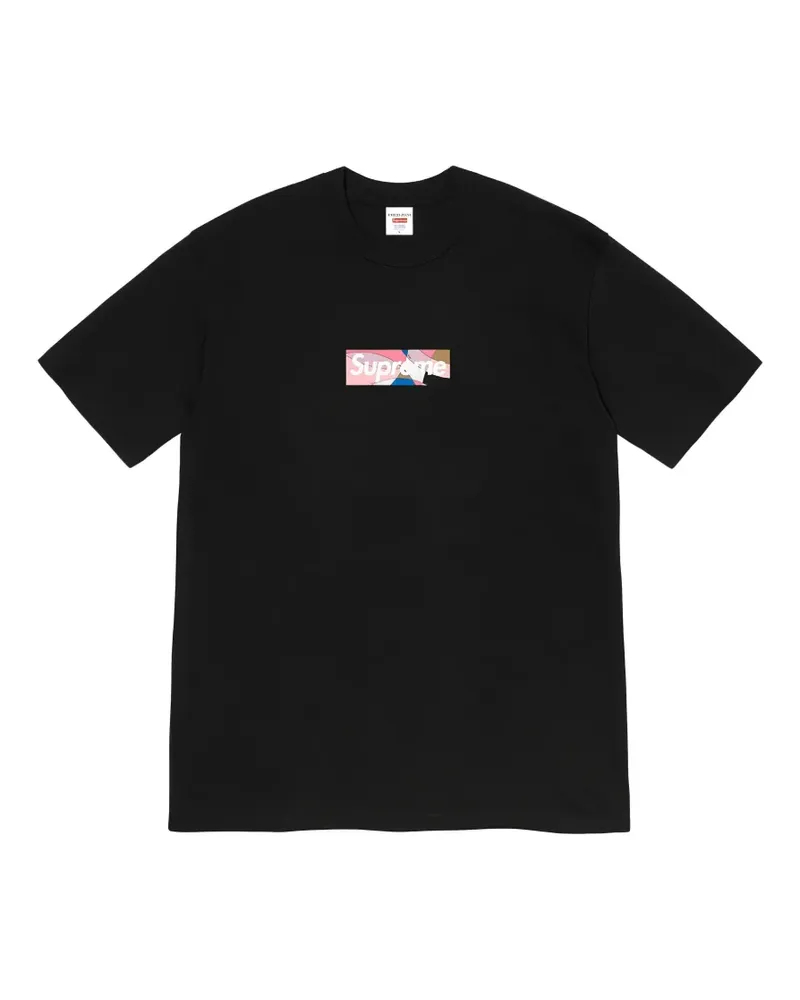 Supreme Being T-Shirt mit Logo-Box - Schwarz Schwarz