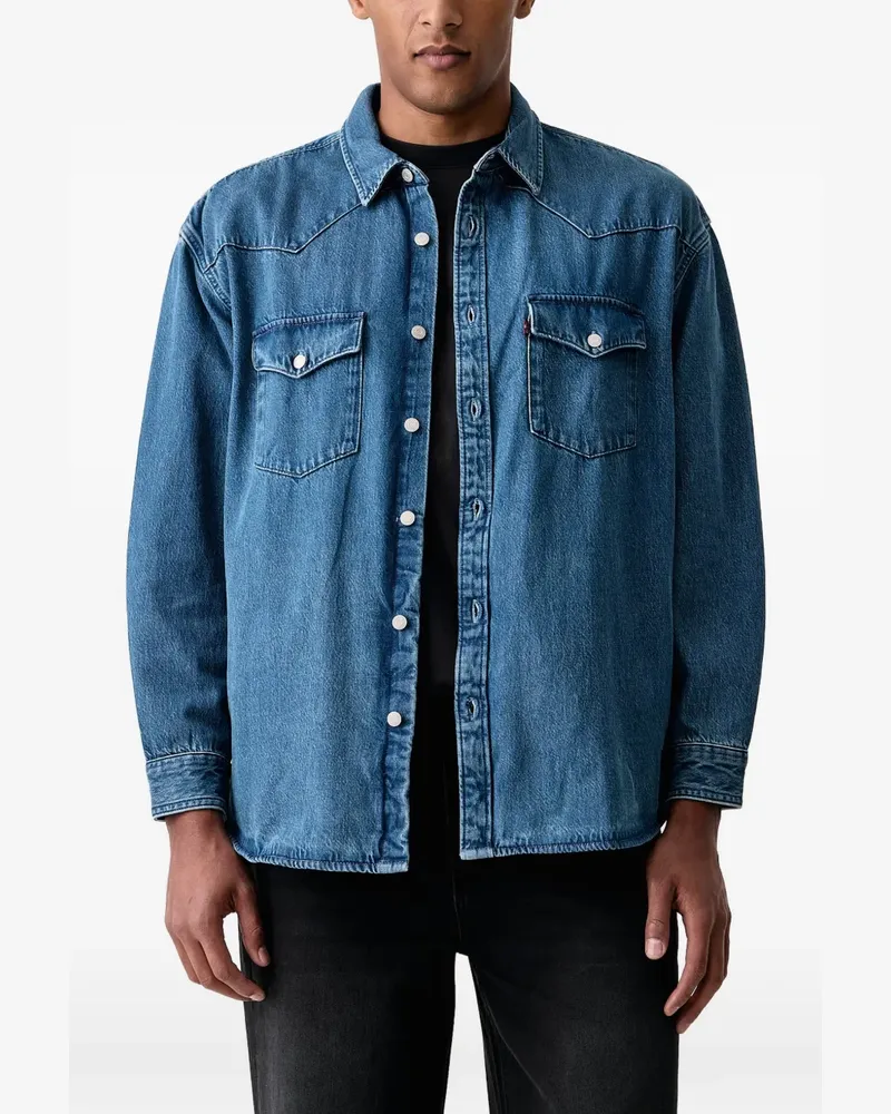 Levi's Barstow denim shirt - Blau Blau