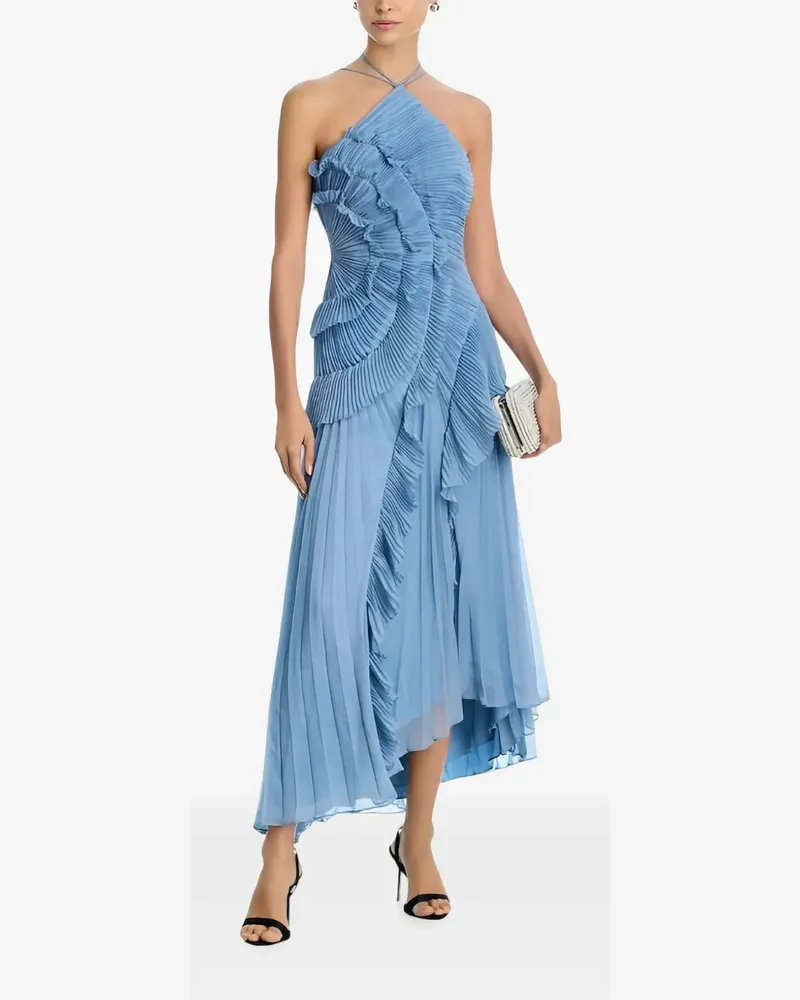 AMUR Asymmetrisches Lorelei Kleid - Blau Blau