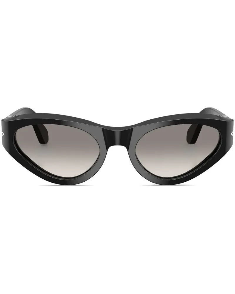 Persol Sonnenbrille mit Cat-Eye-Gestell - Schwarz Schwarz