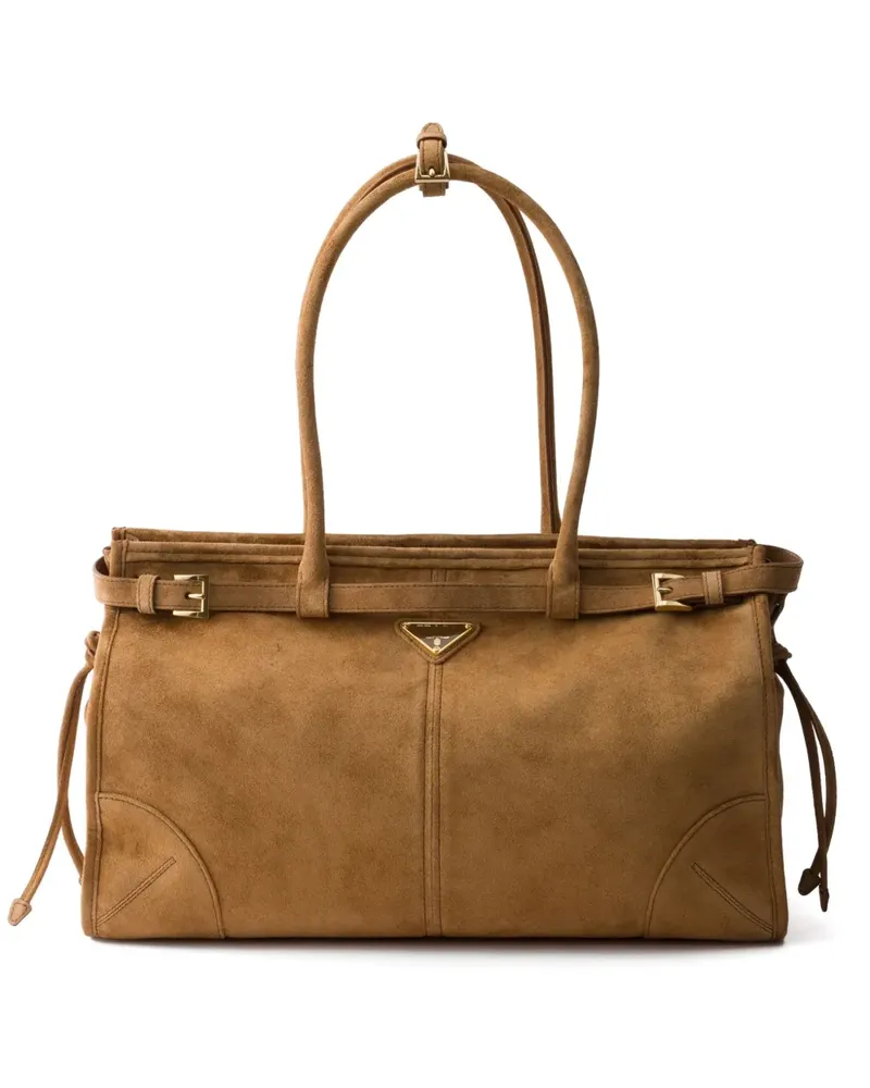 Prada Große Bonnie Tote Bag - Braun Braun