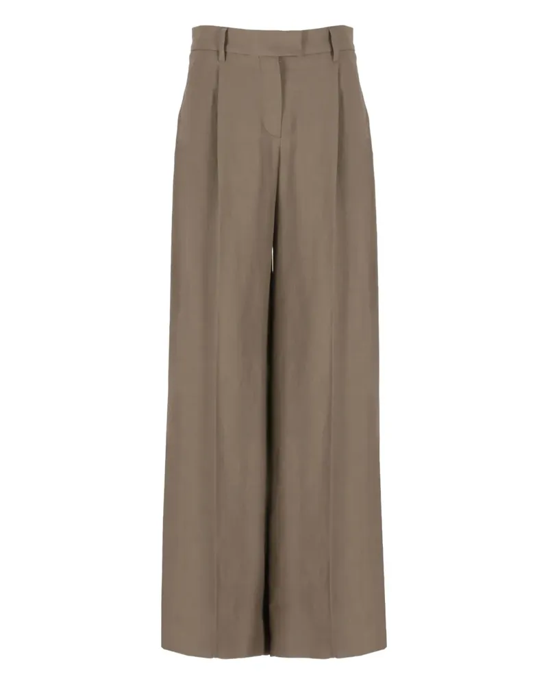 Brunello Cucinelli Hose mit hohem Bund - Braun Braun