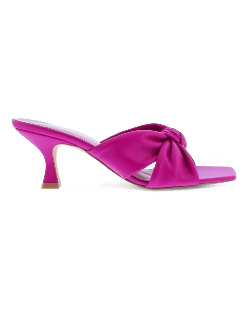 Inuovo knotted square-toe sandals - Rosa Rosa