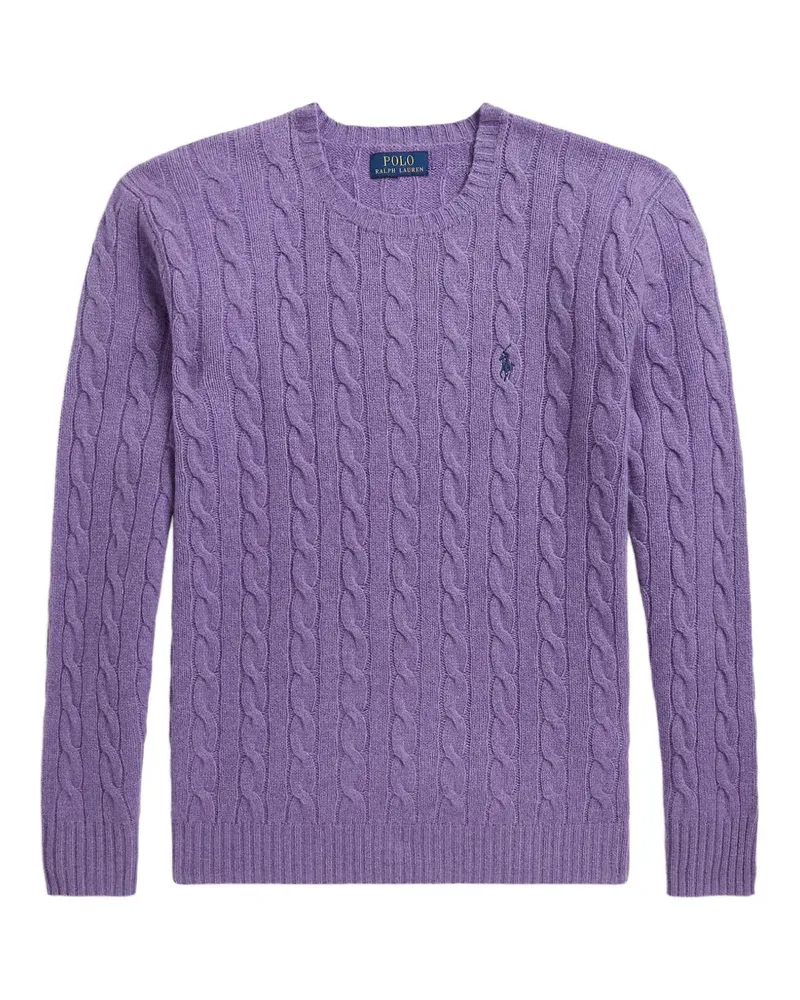 Ralph Lauren Pullover mit Zopfmuster - Violett Violett