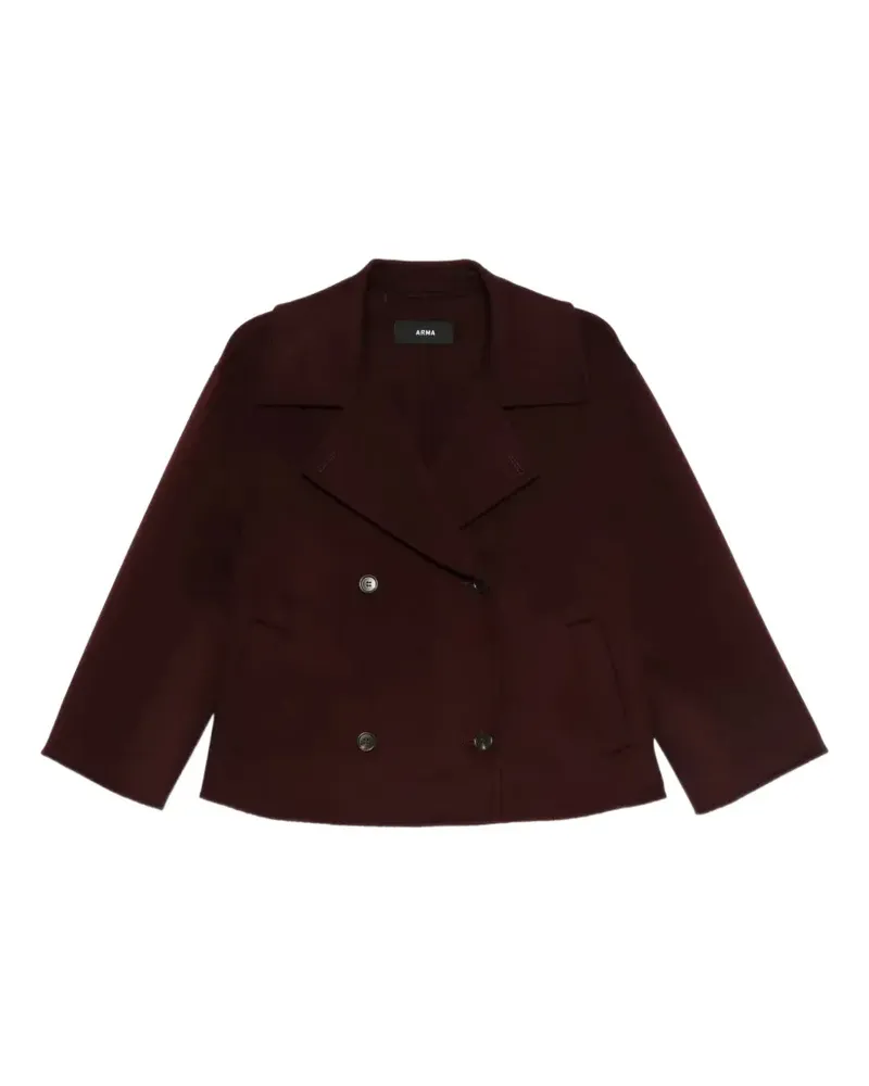 Arma Manila double-breasted coat - Rot Rot