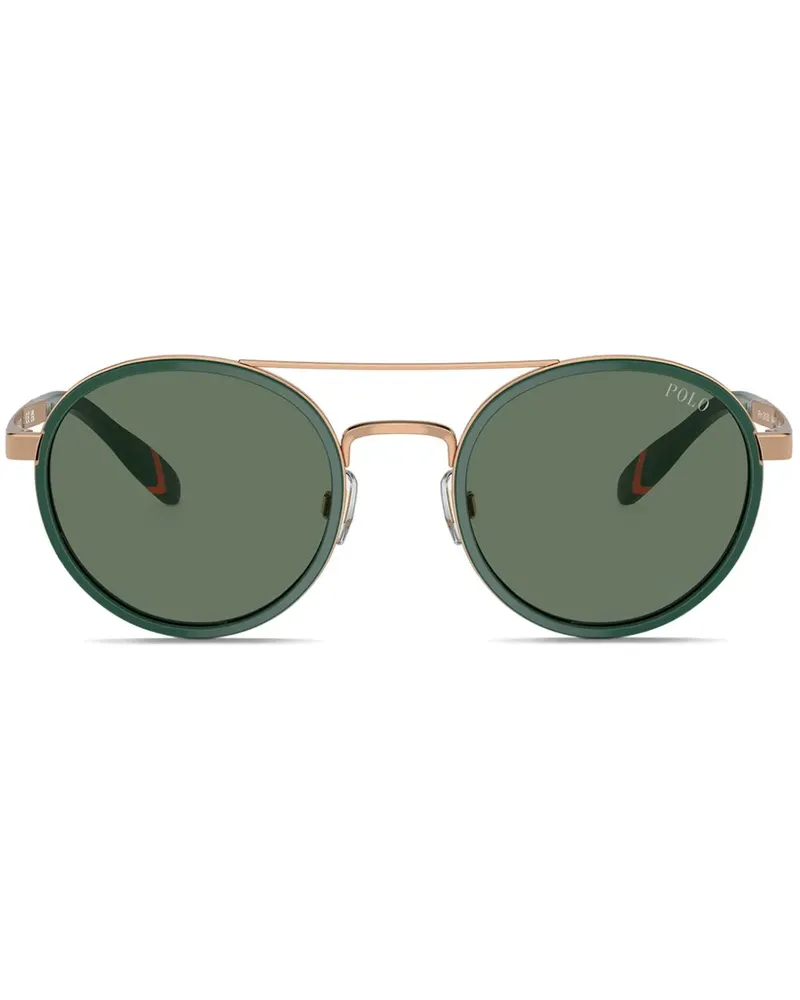 Ralph Lauren Sonnenbrille mit Kontrastdetails - Grün Grün