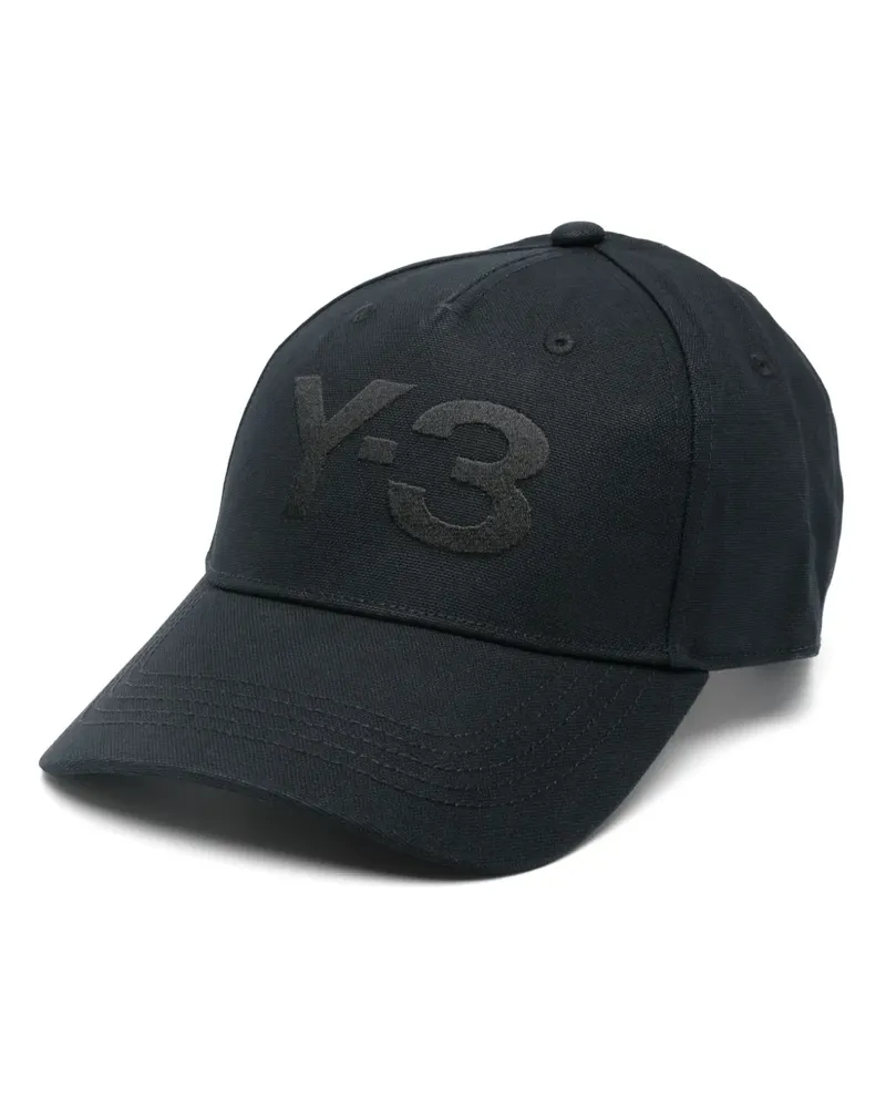 Y-3 Baseballkappe mit Logo-Stickerei - Schwarz Schwarz