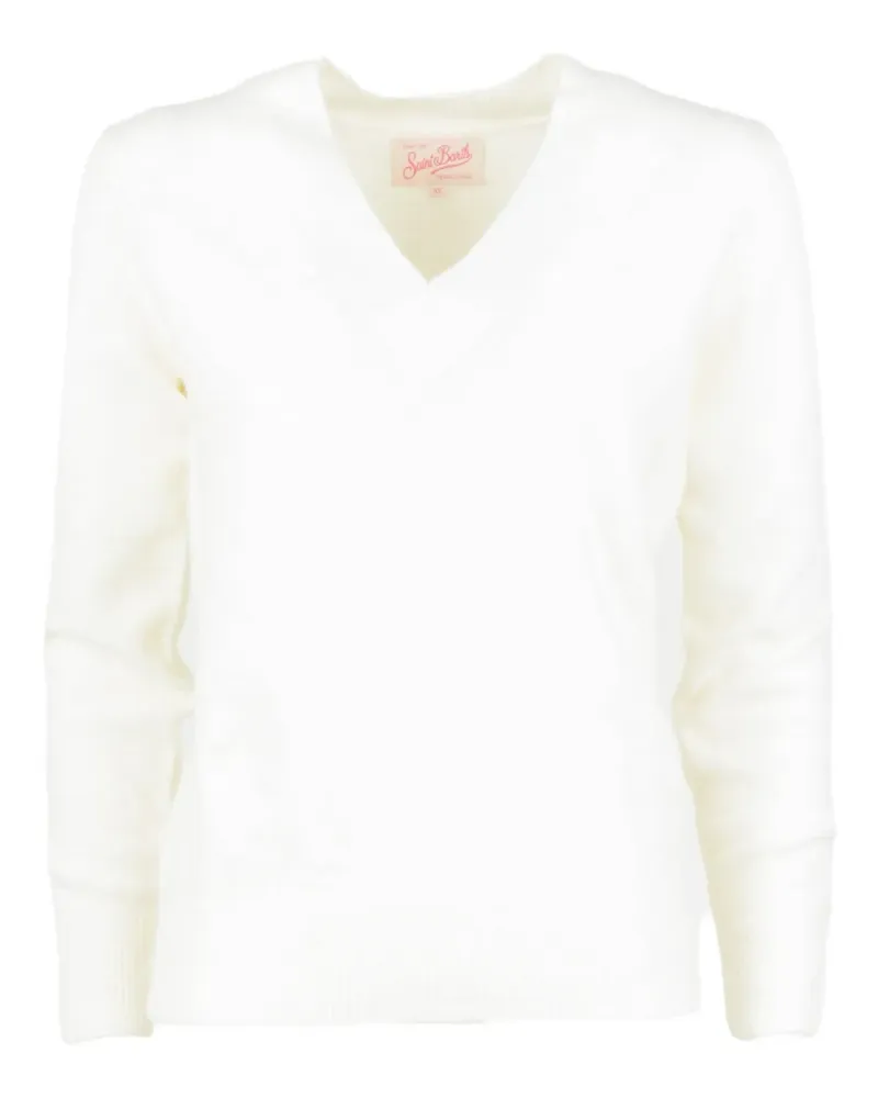 MC2 Saint Barth V-neck sweater - Weiß Weiß