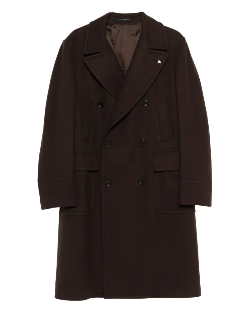 Tagliatore Doppelreihiger Sherry Mantel - Braun Braun