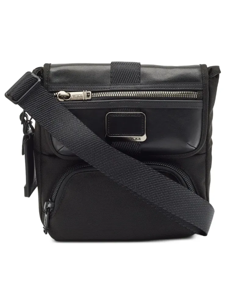 Tumi Barton Umhängetasche mit Lederdetails - Schwarz Schwarz