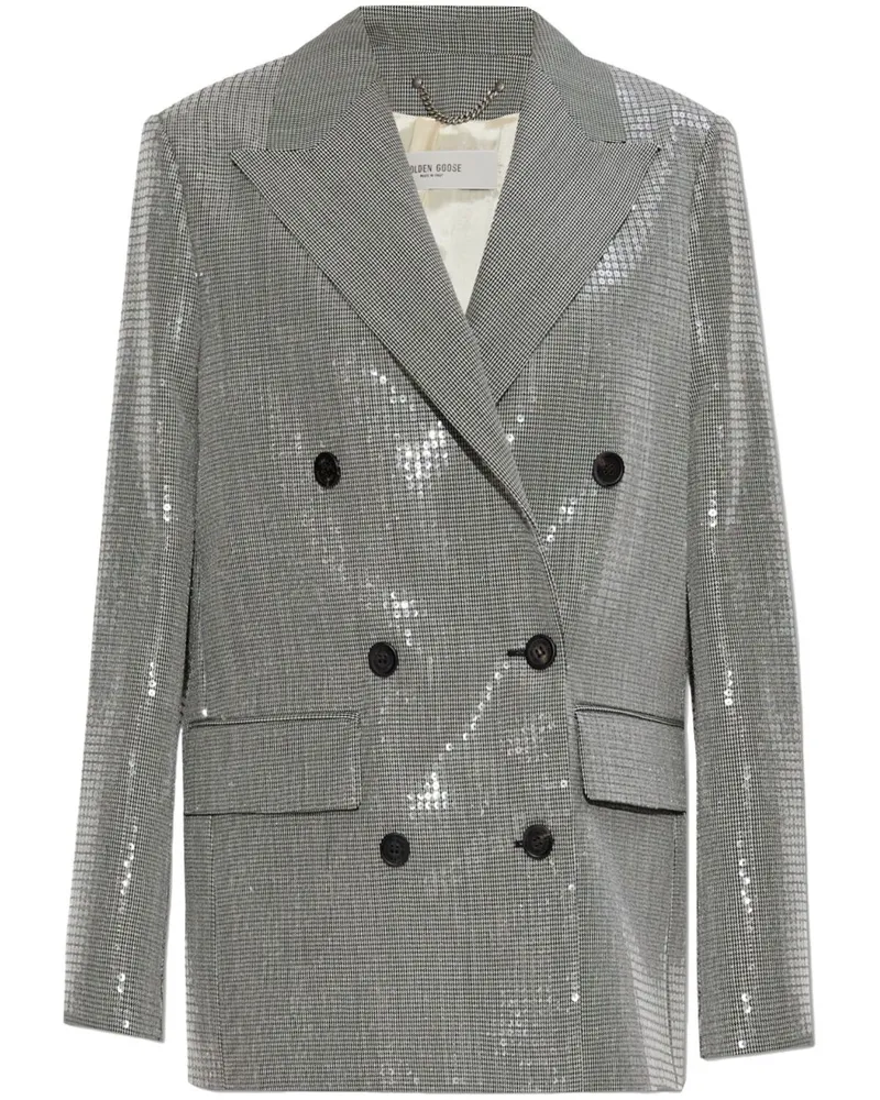 Golden Goose Sakko mit Pailletten - Silber Silber