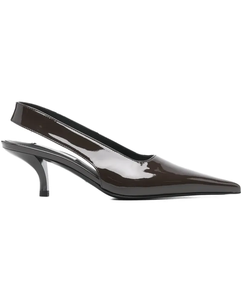 Totême Slingback-Pumps aus Kalbsleder 70mm - Braun Braun