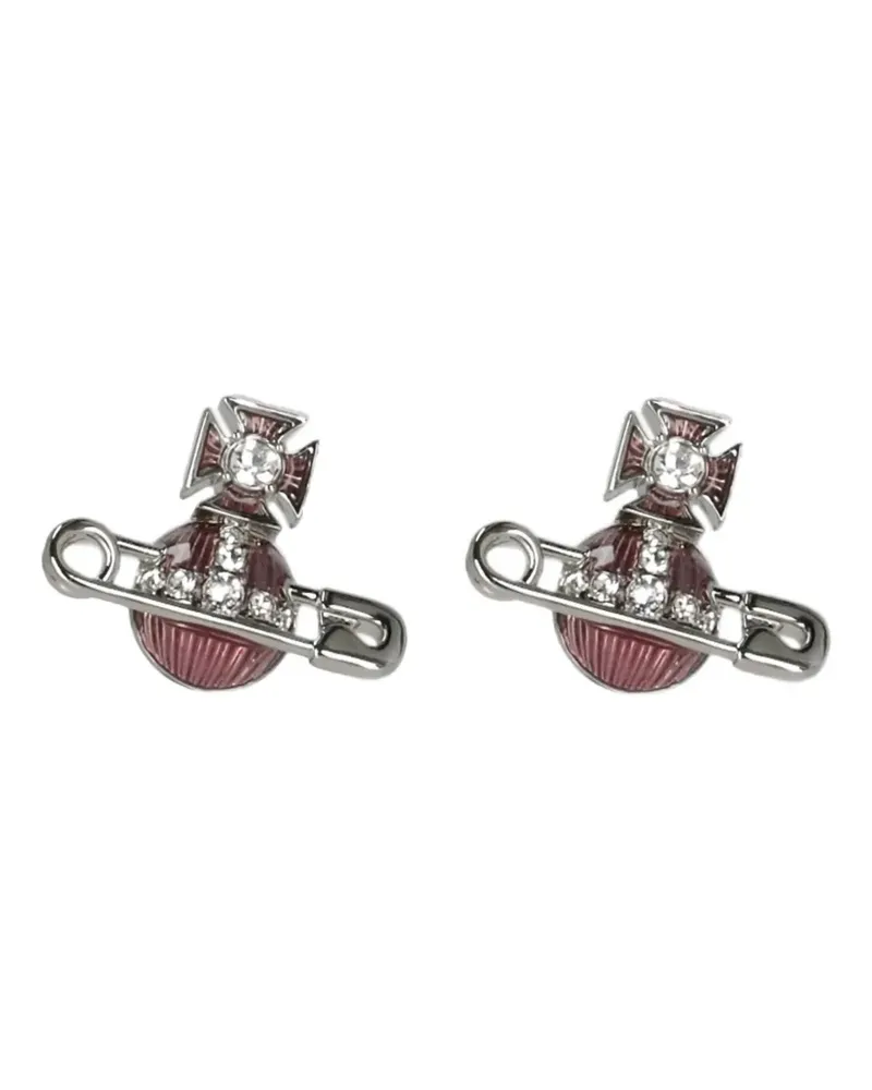 Vivienne Westwood orb crystal earrings - Rosa Rosa