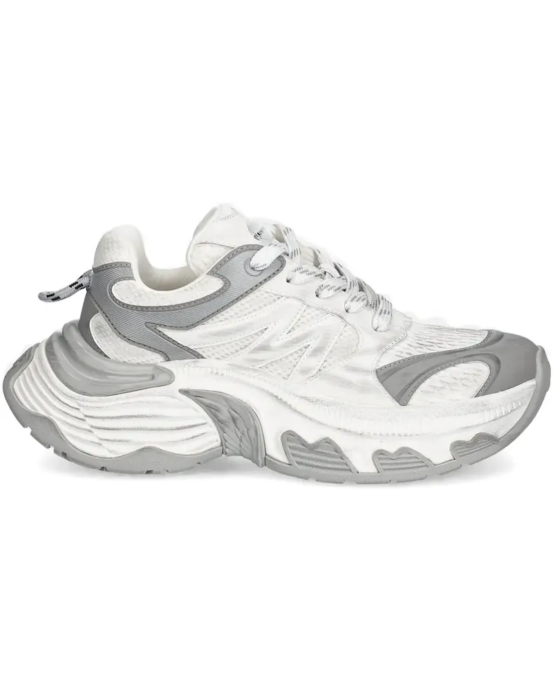 Miss Sixty Sneakers mit strukturierter Plateausohle - Weiß Weiß