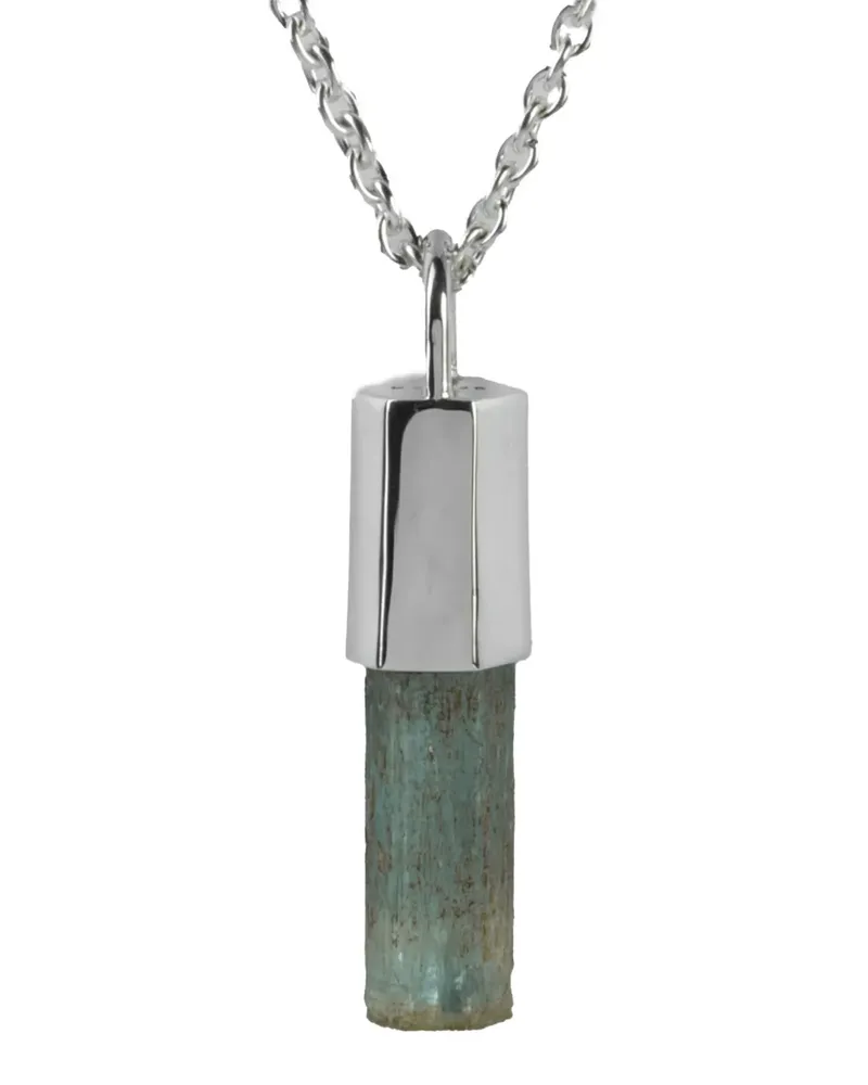 Parts Of Four Talisman aquamarine necklace - Silber Silber
